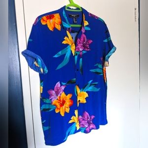 🌺Tropical Men's Small, Short-sleeved Collared Shirt